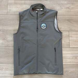 Clique Softshell Vest Mens M Gray Fleece Lined